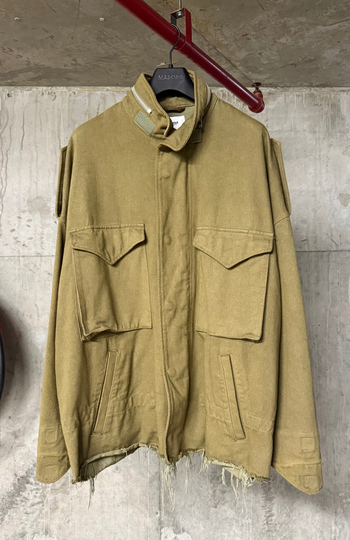 Doublet Silk Twill Military Blouson