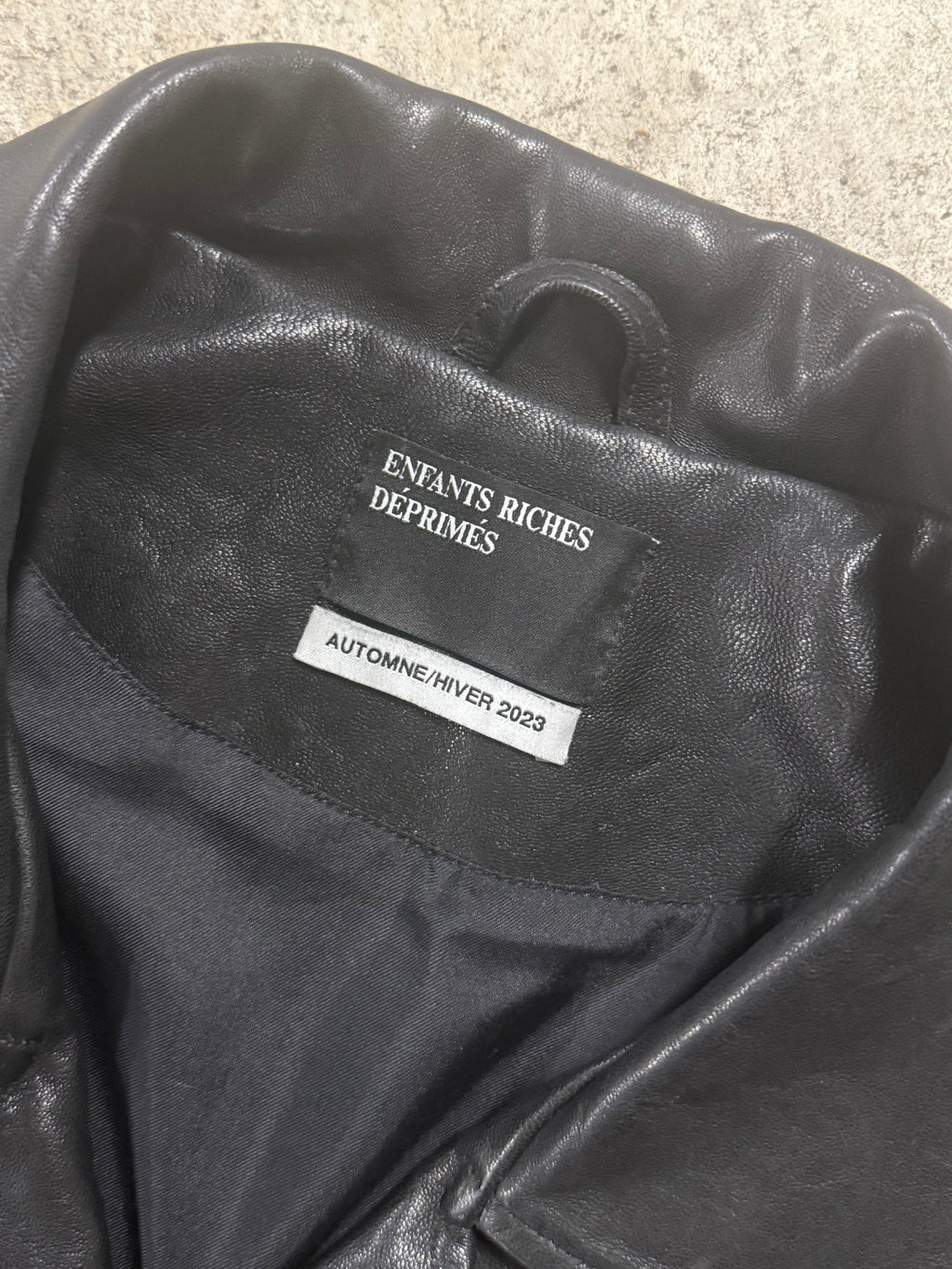 Enfants Riches Deprimes AW23 Rose Buckle Biker Jacket