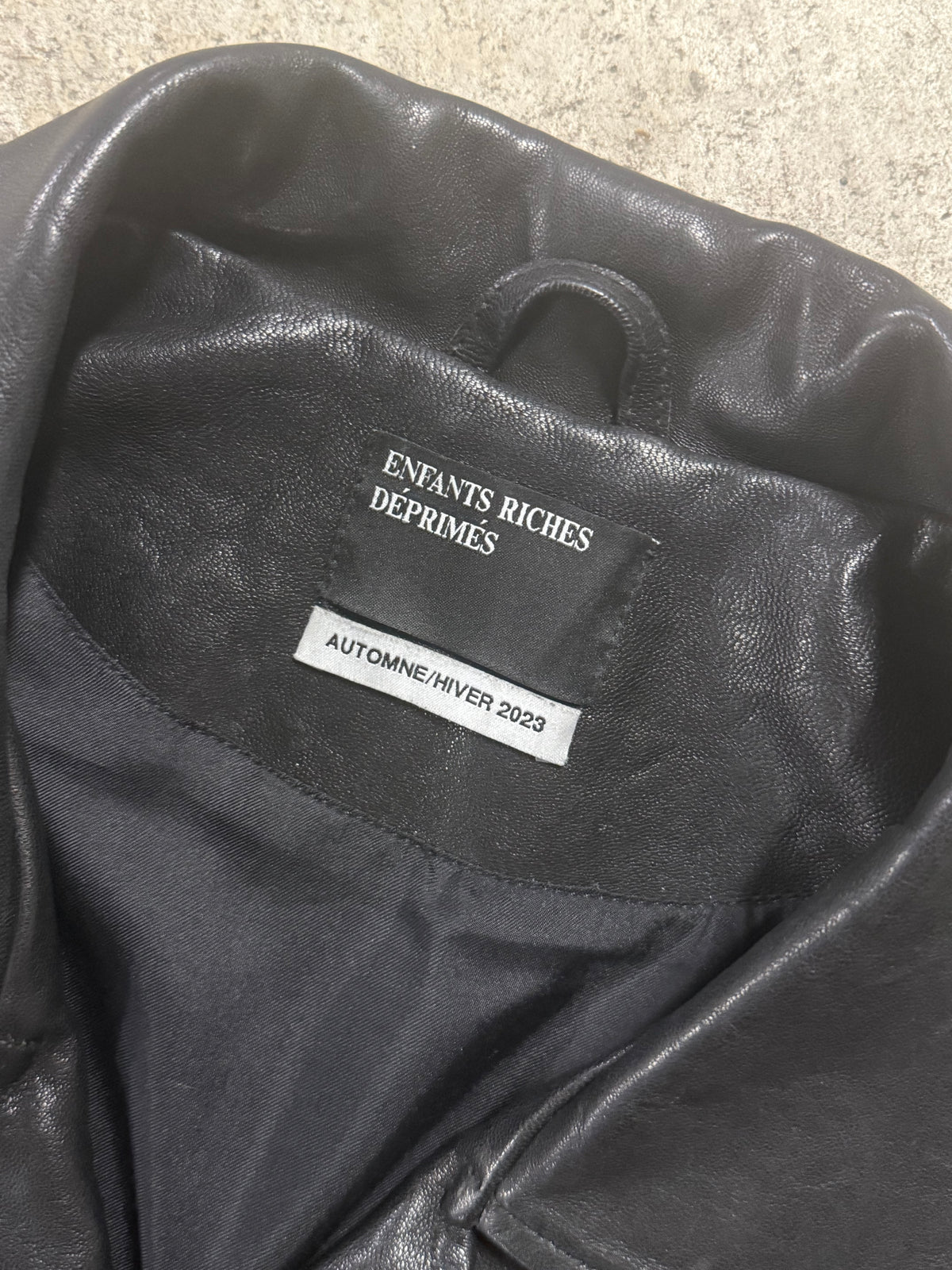 Enfants Riches Deprimes AW23 Rose Buckle Biker Jacket