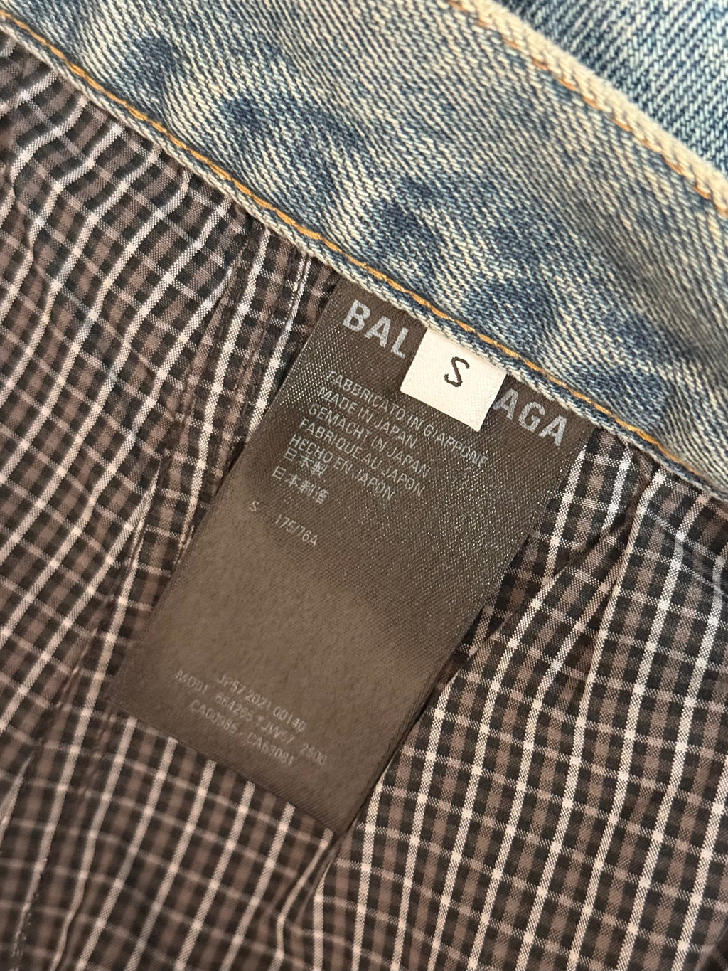 Balenciaga Destroyed Baggy Denim Jeans