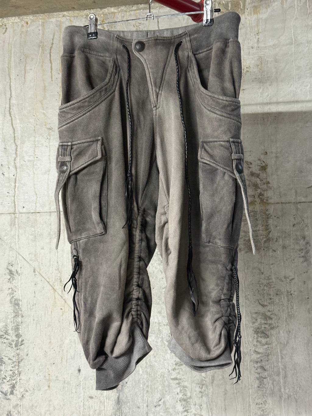 14th Addiction Grey Gradient Capris