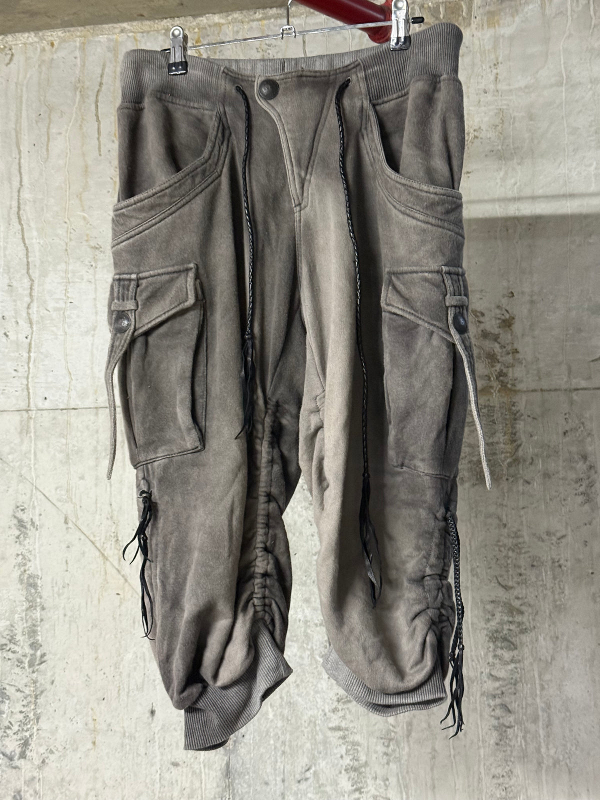 14th Addiction Grey Gradient Capris