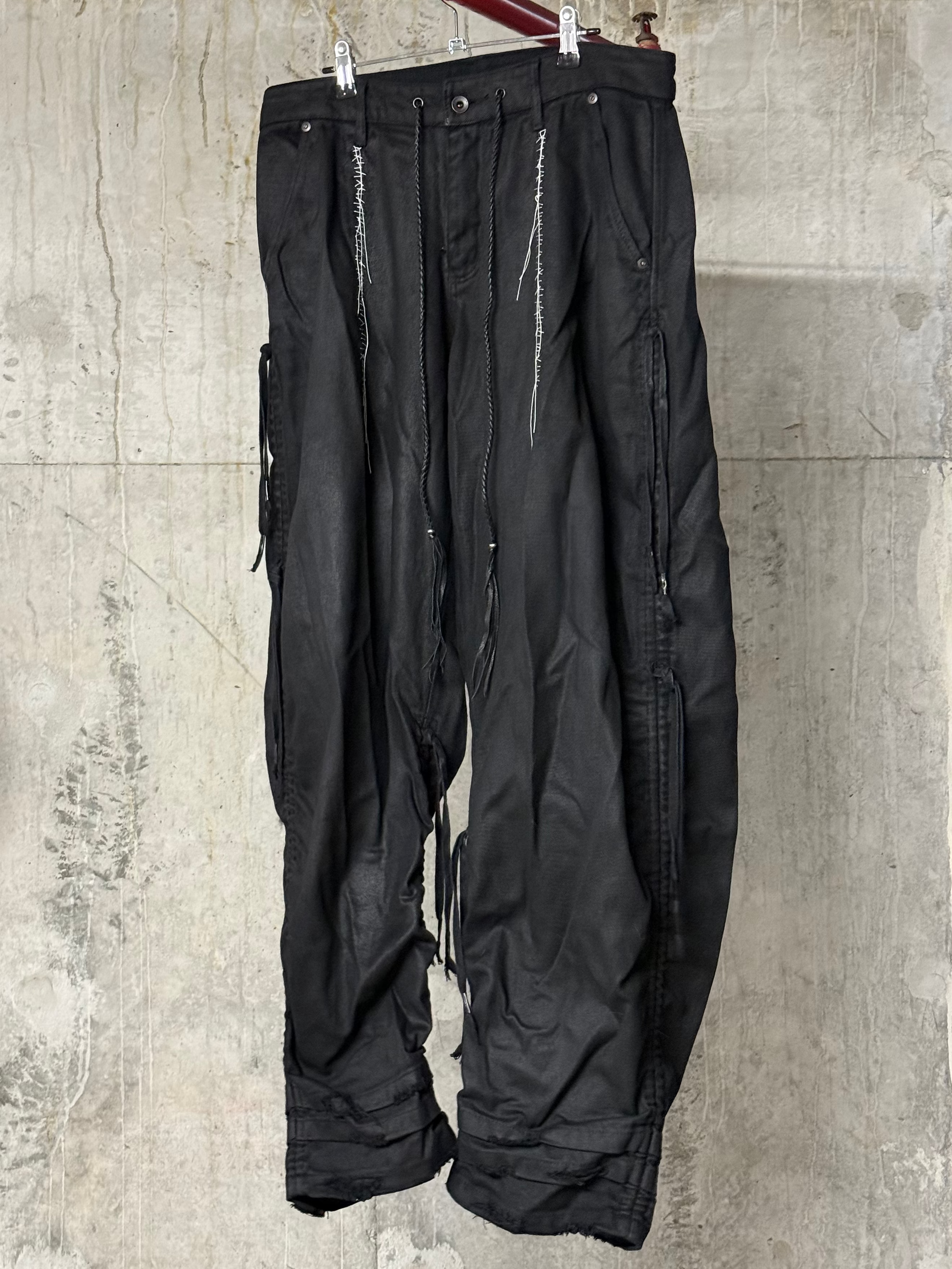 Kmrii 2502-PT13 Coating Side Shirring Pants