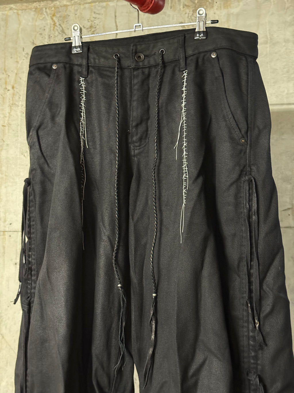 Kmrii 2502-PT13 Coating Side Shirring Pants