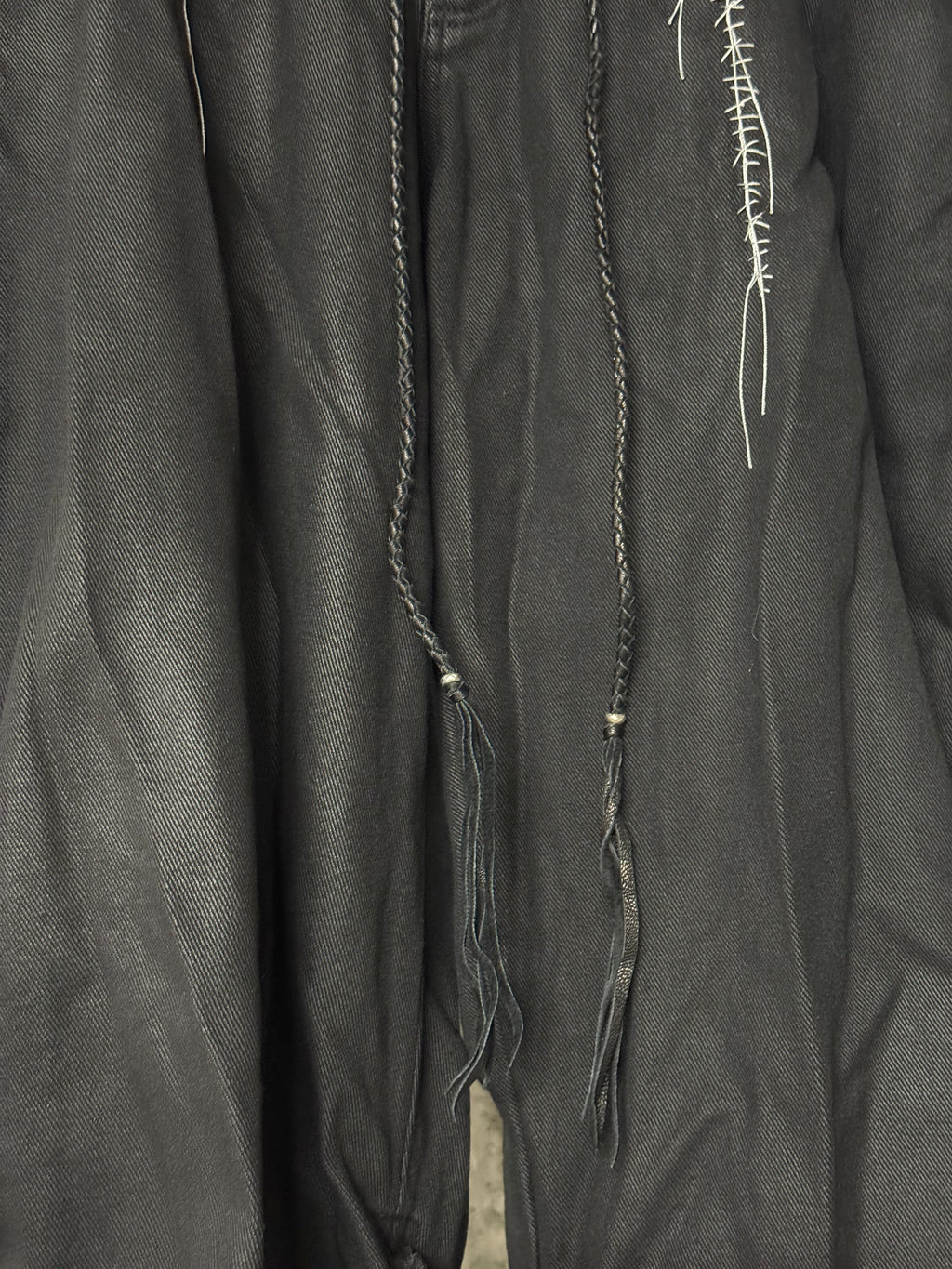 Kmrii 2502-PT13 Coating Side Shirring Pants