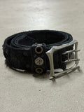 Kmrii Rhino Leather Studded Belt