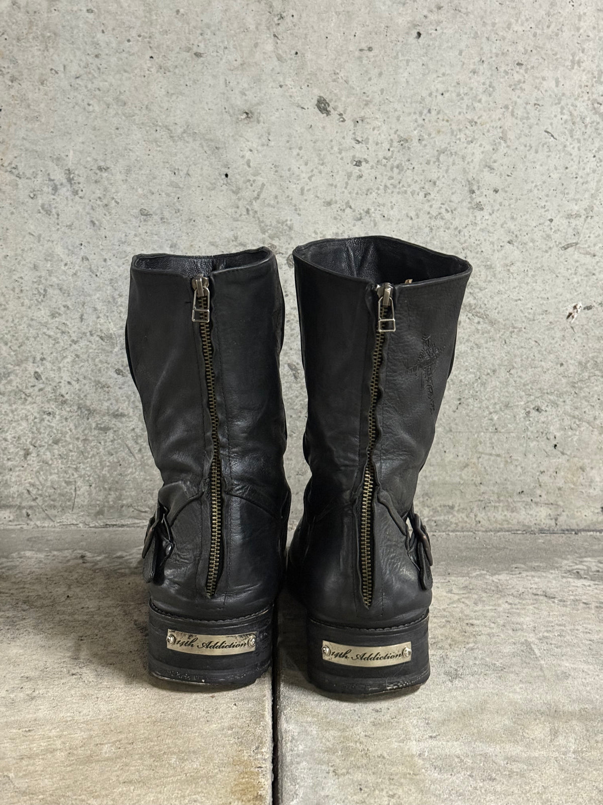 14th Addiction Engineer Leather Boots