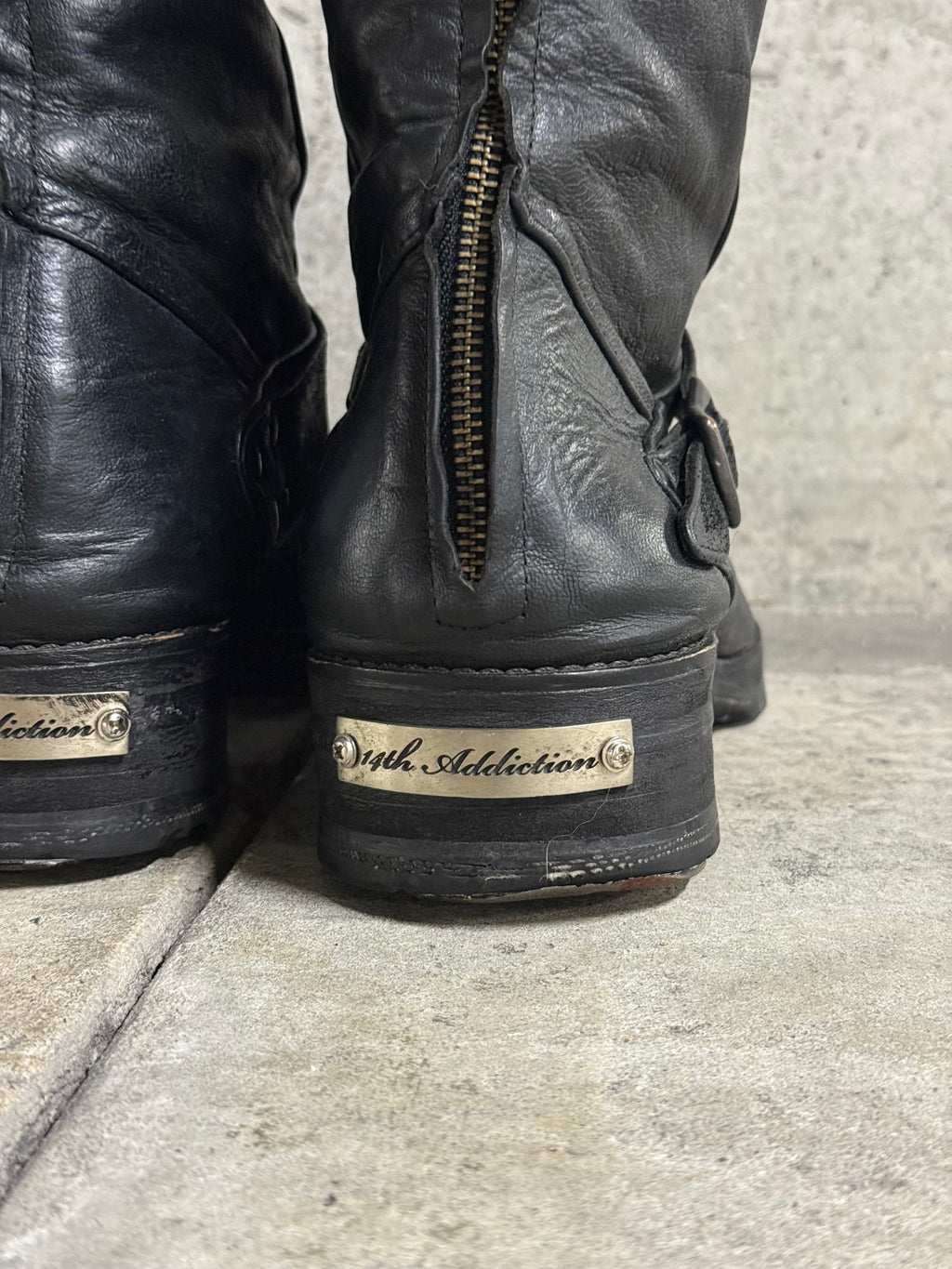 14th Addiction Engineer Leather Boots