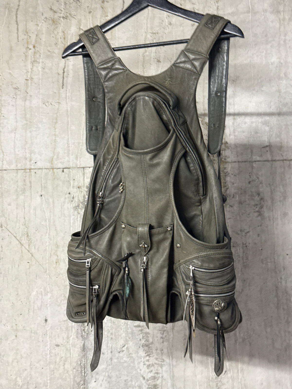 14th Addiction Transforma Leather Backpack