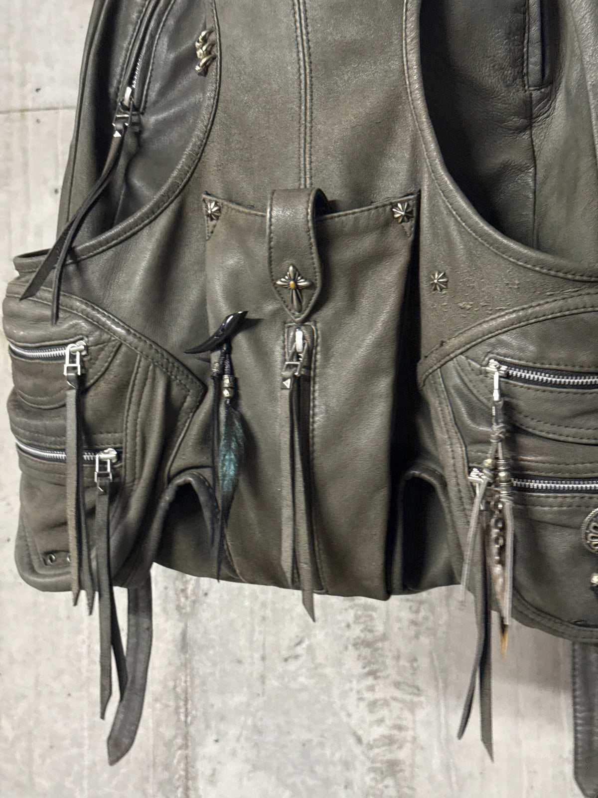 14th Addiction Transforma Leather Backpack