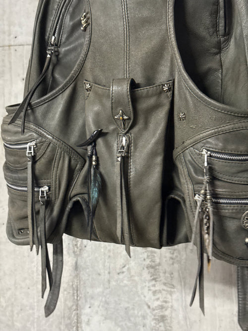 14th Addiction Transforma Leather Backpack