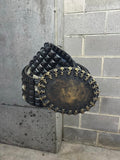 If Six Was Nine Jack Skull Pyramid Studded Belt