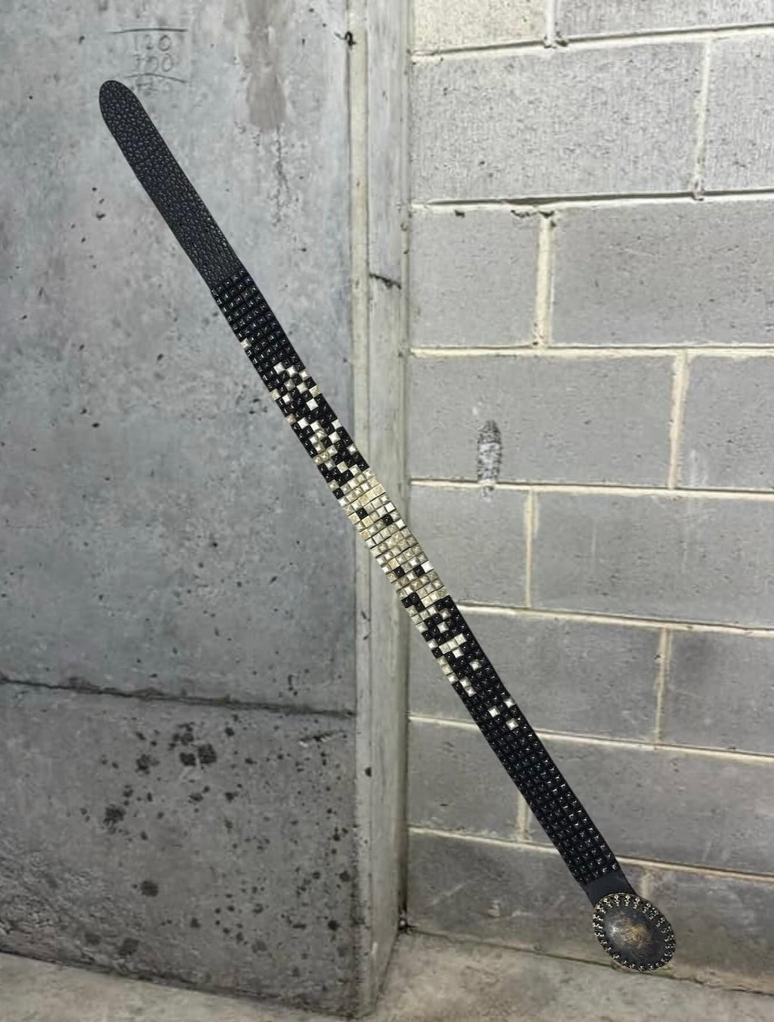 If Six Was Nine Jack Skull Pyramid Studded Belt