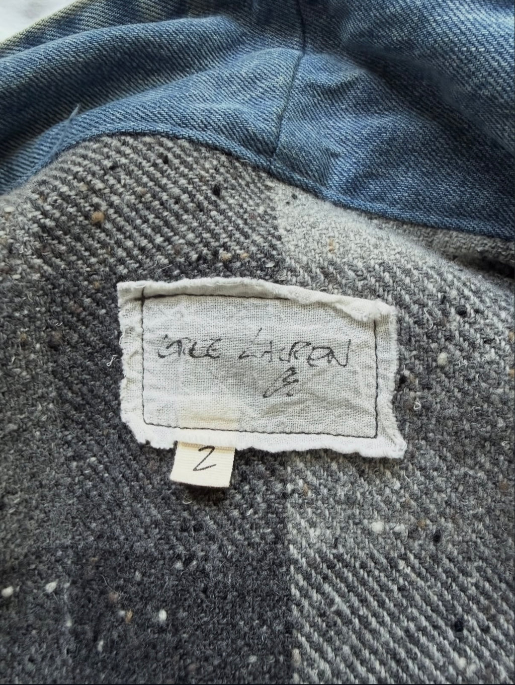 Greg Lauren Graphite Buffalo Check GU Kimono