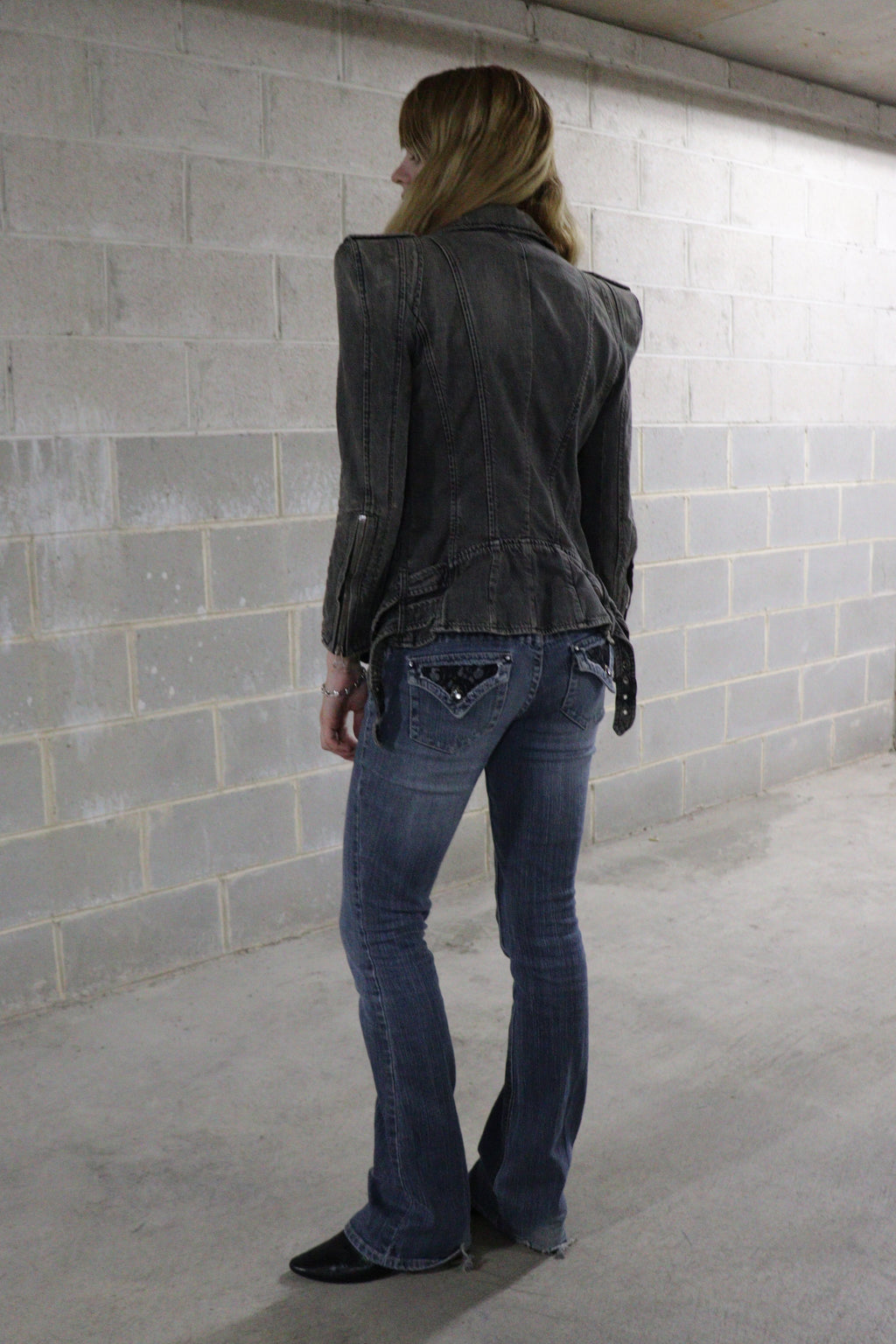 Balmain SS10 Denim Perfecto Jacket