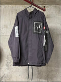 Cav Empt Patched Zip Up Hooded Jacket