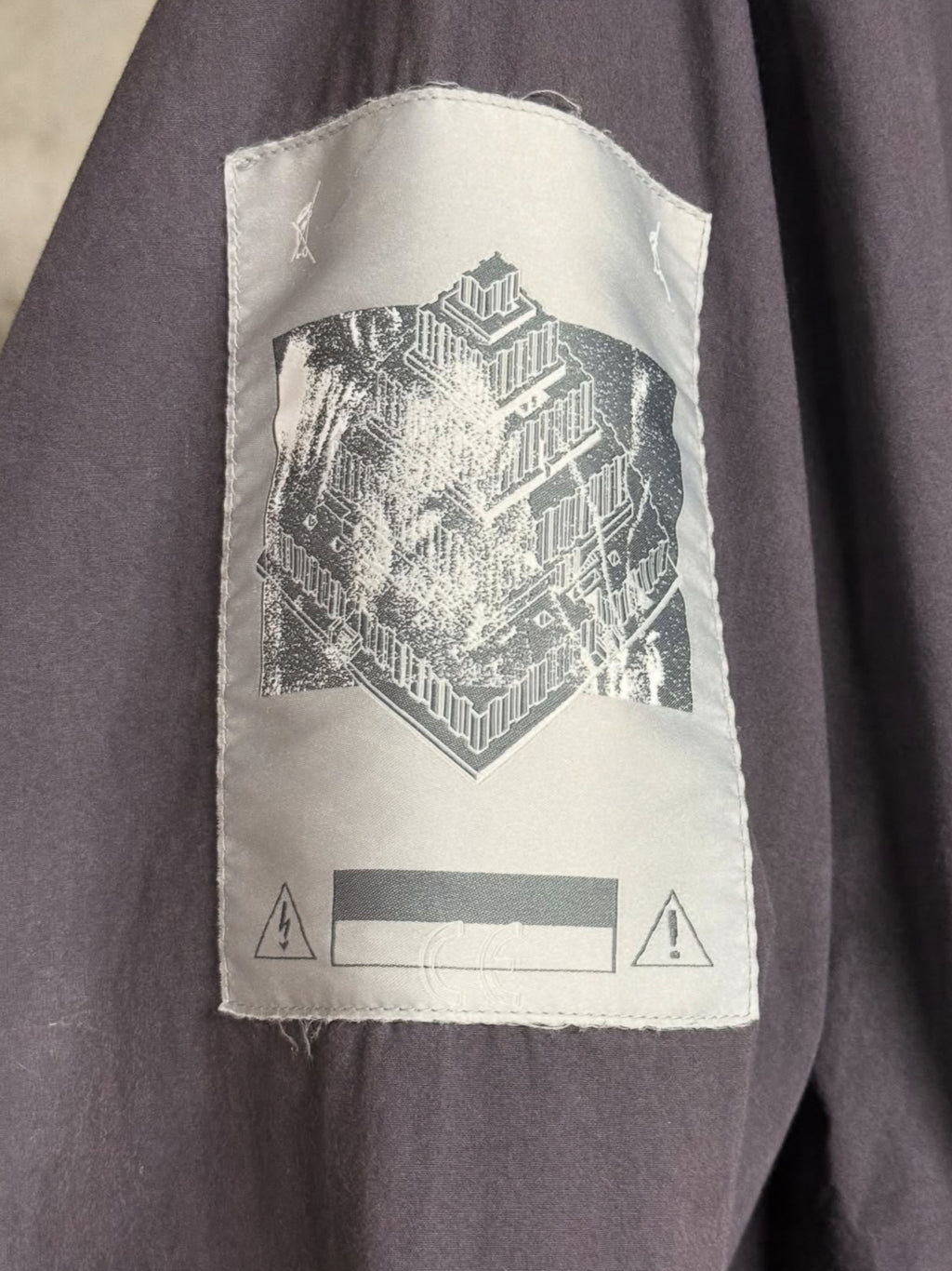 Cav Empt Patched Zip Up Hooded Jacket