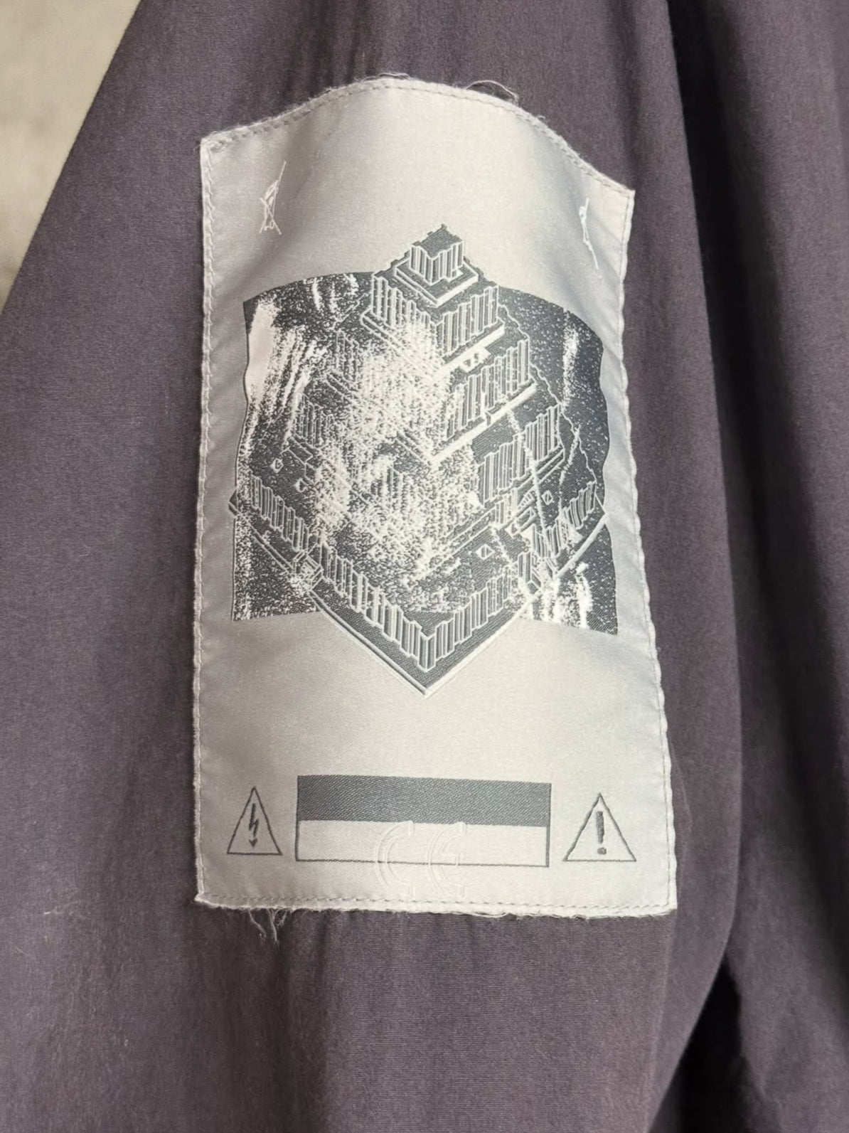 Cav Empt Patched Zip Up Hooded Jacket