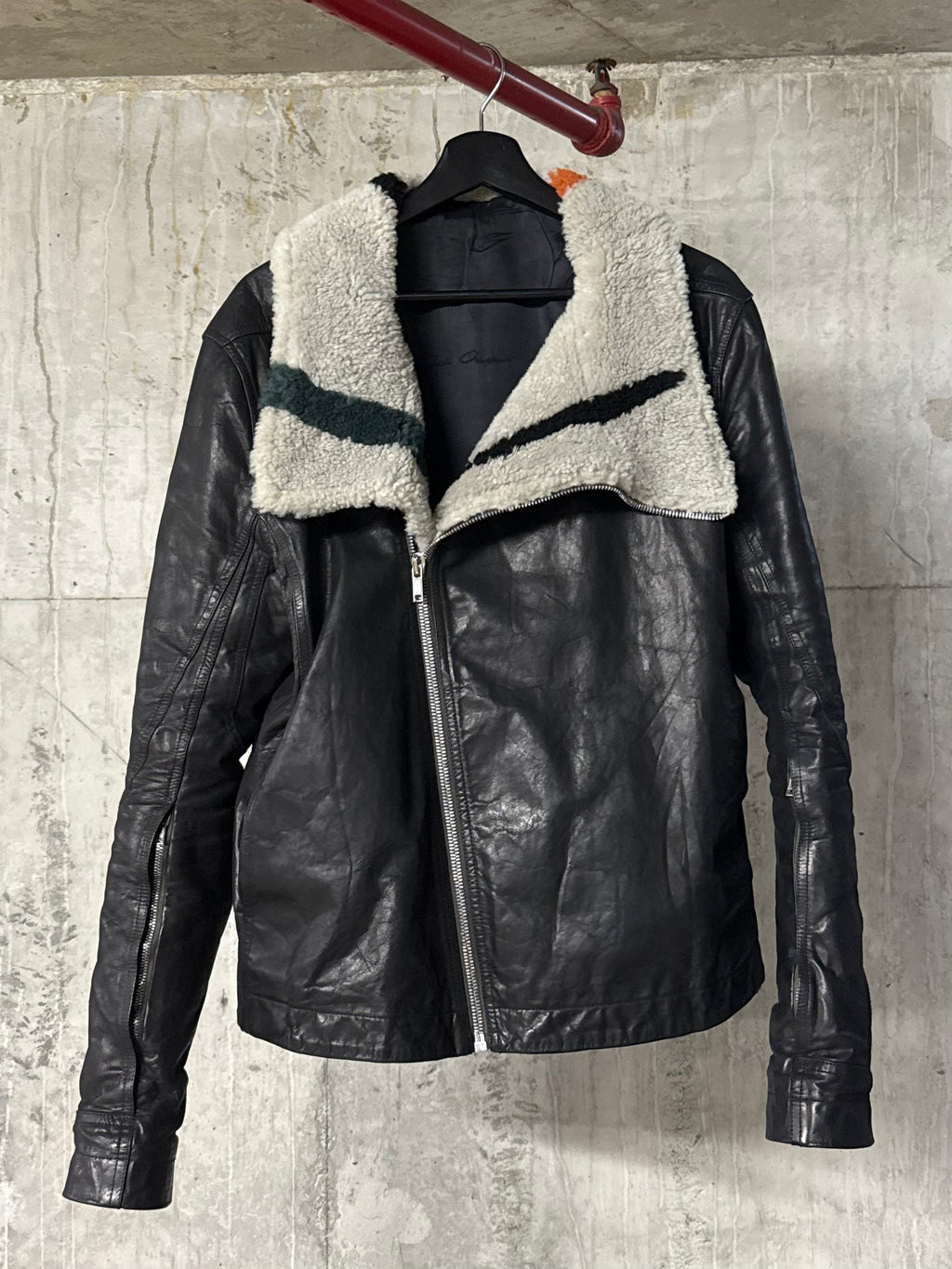 Rick Owens FW22 Bauhaus Shearling Jacket