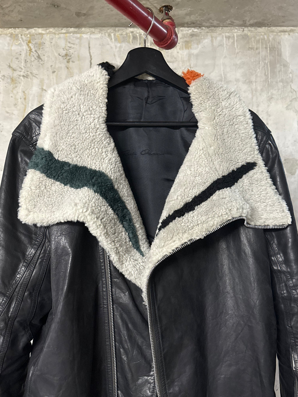 Rick Owens FW22 Bauhaus Shearling Jacket