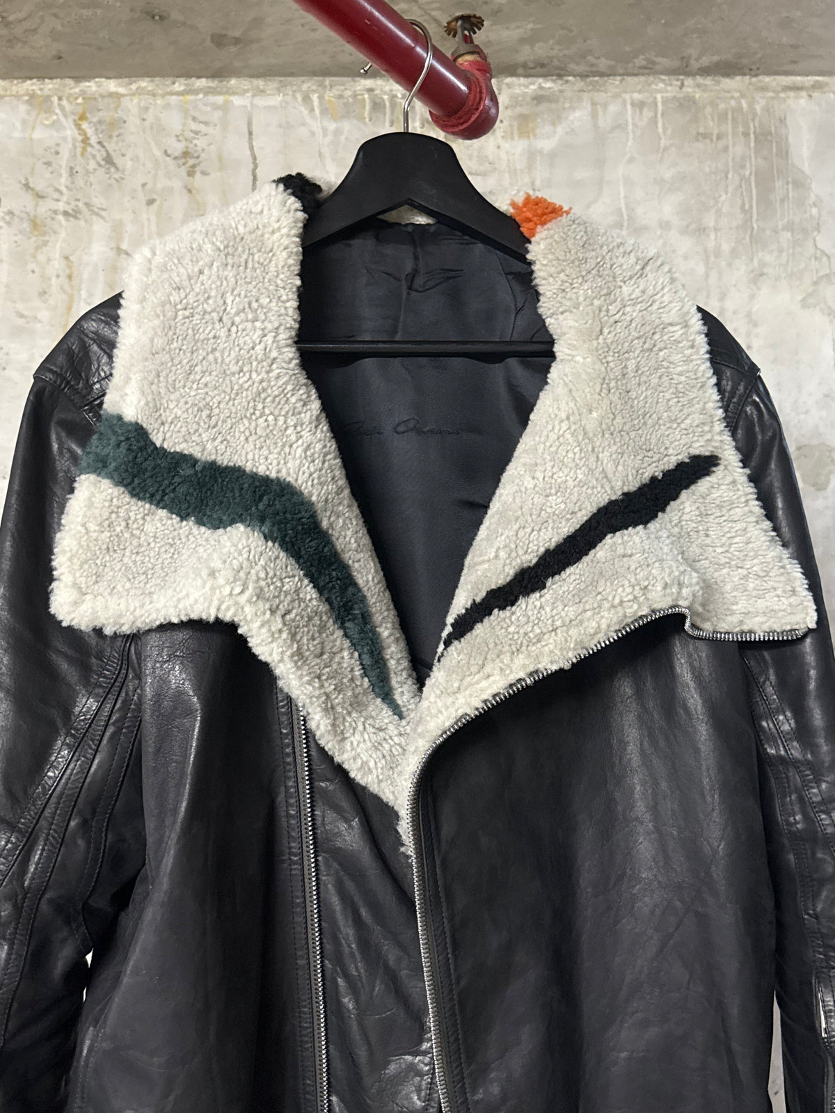 Rick Owens FW22 Bauhaus Shearling Jacket