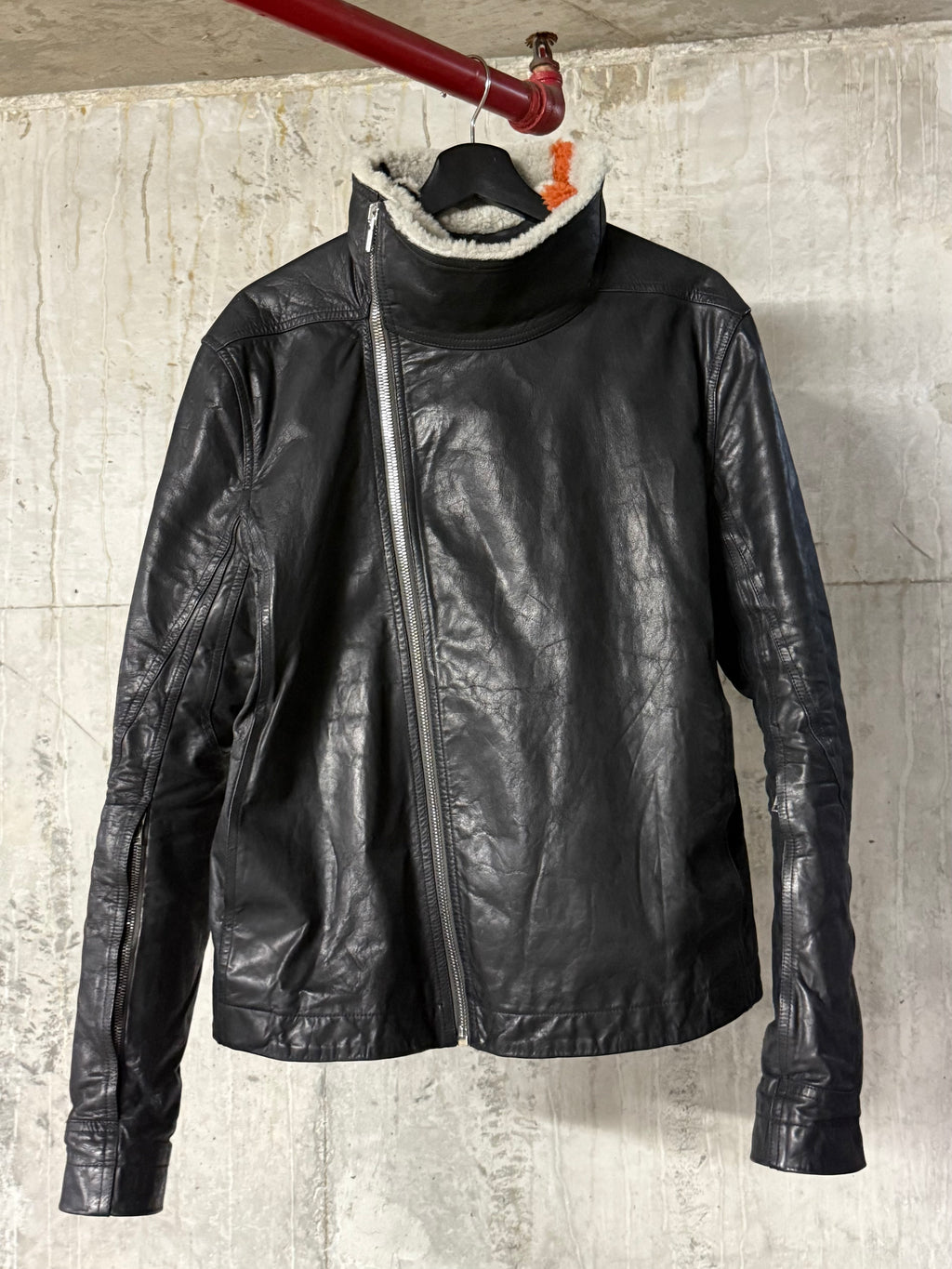 Rick Owens FW22 Bauhaus Shearling Jacket