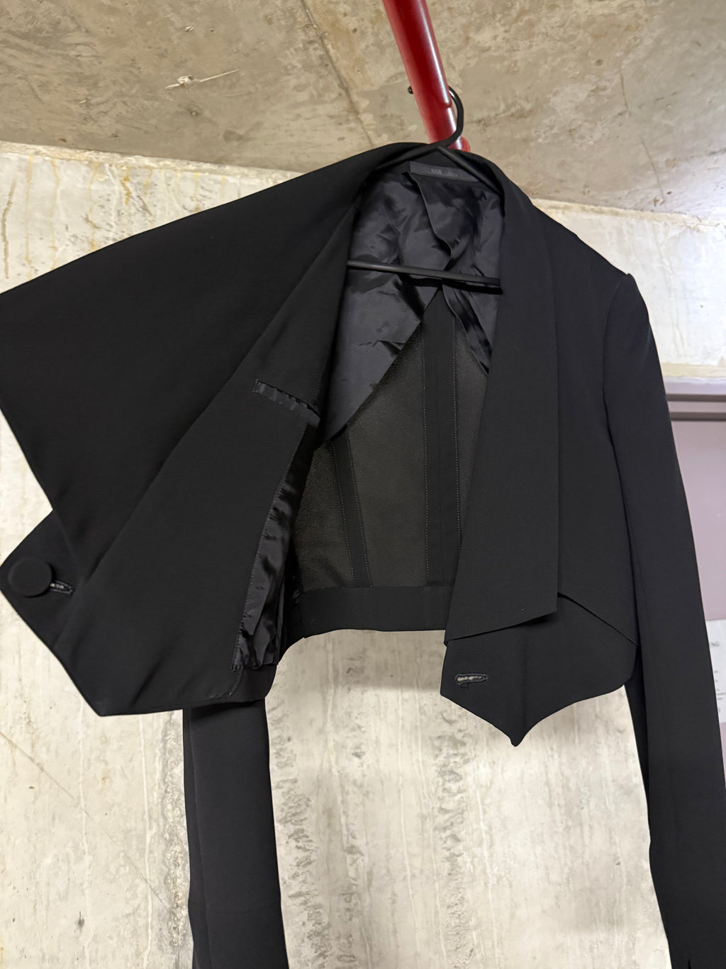 MA Julius Cropped Suit Jacket