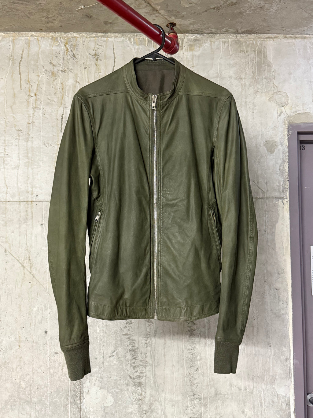 Rick Owens SS16 Washed Calf Leather Jacket