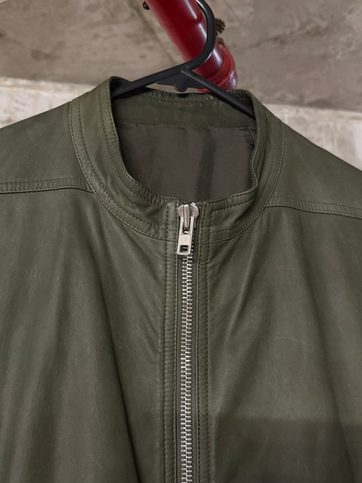 Rick Owens SS16 Washed Calf Leather Jacket