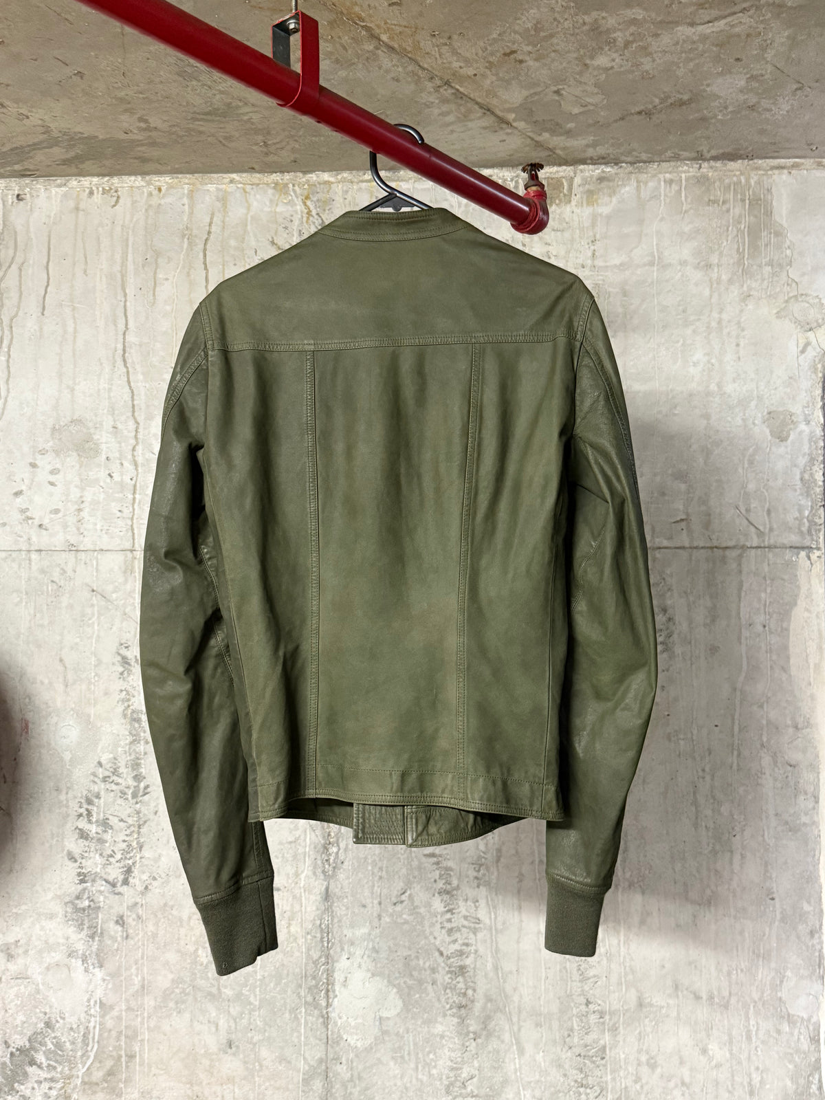 Rick Owens SS16 Washed Calf Leather Jacket
