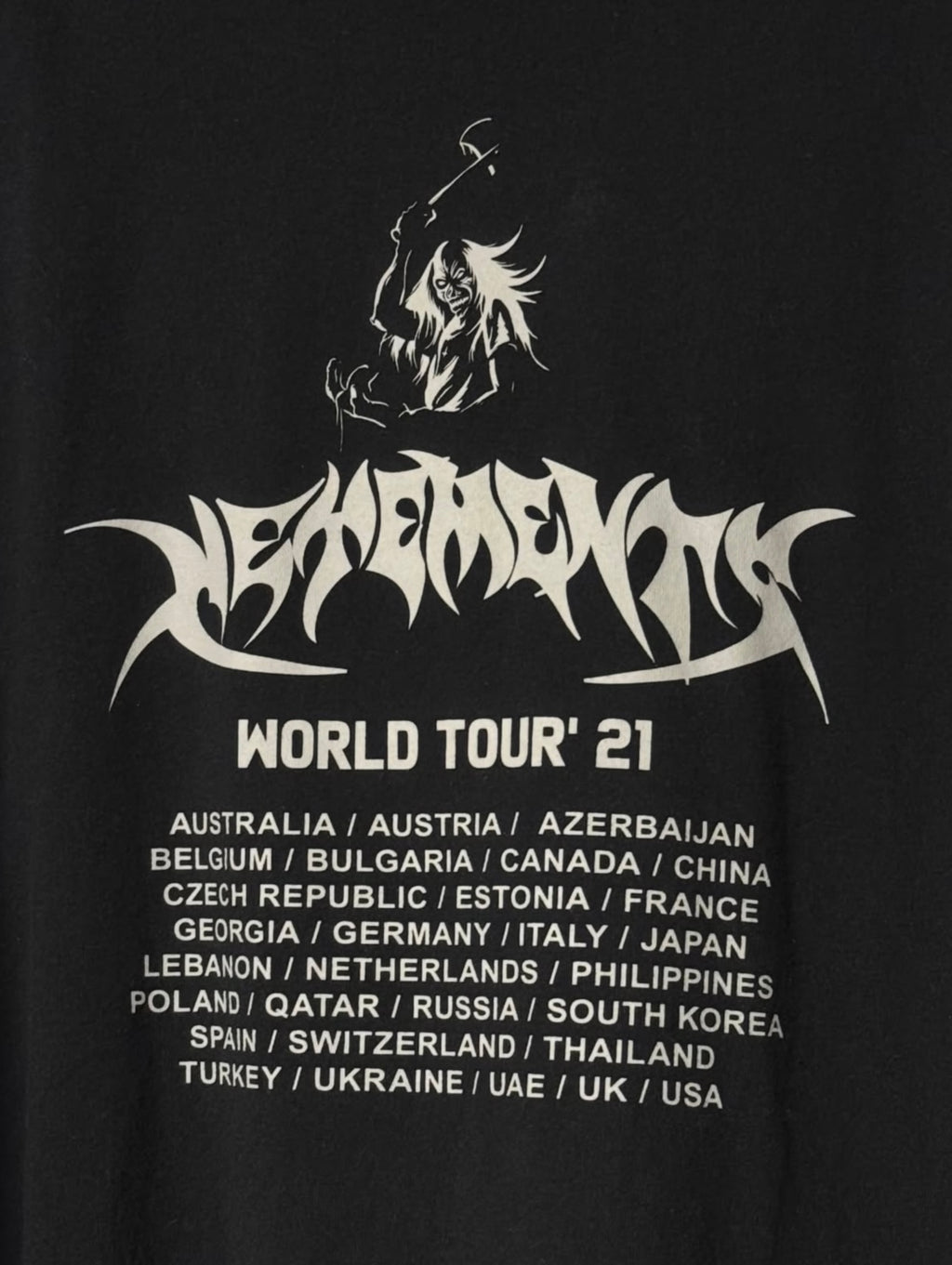 Vetements World Tour 21' T-Shirt
