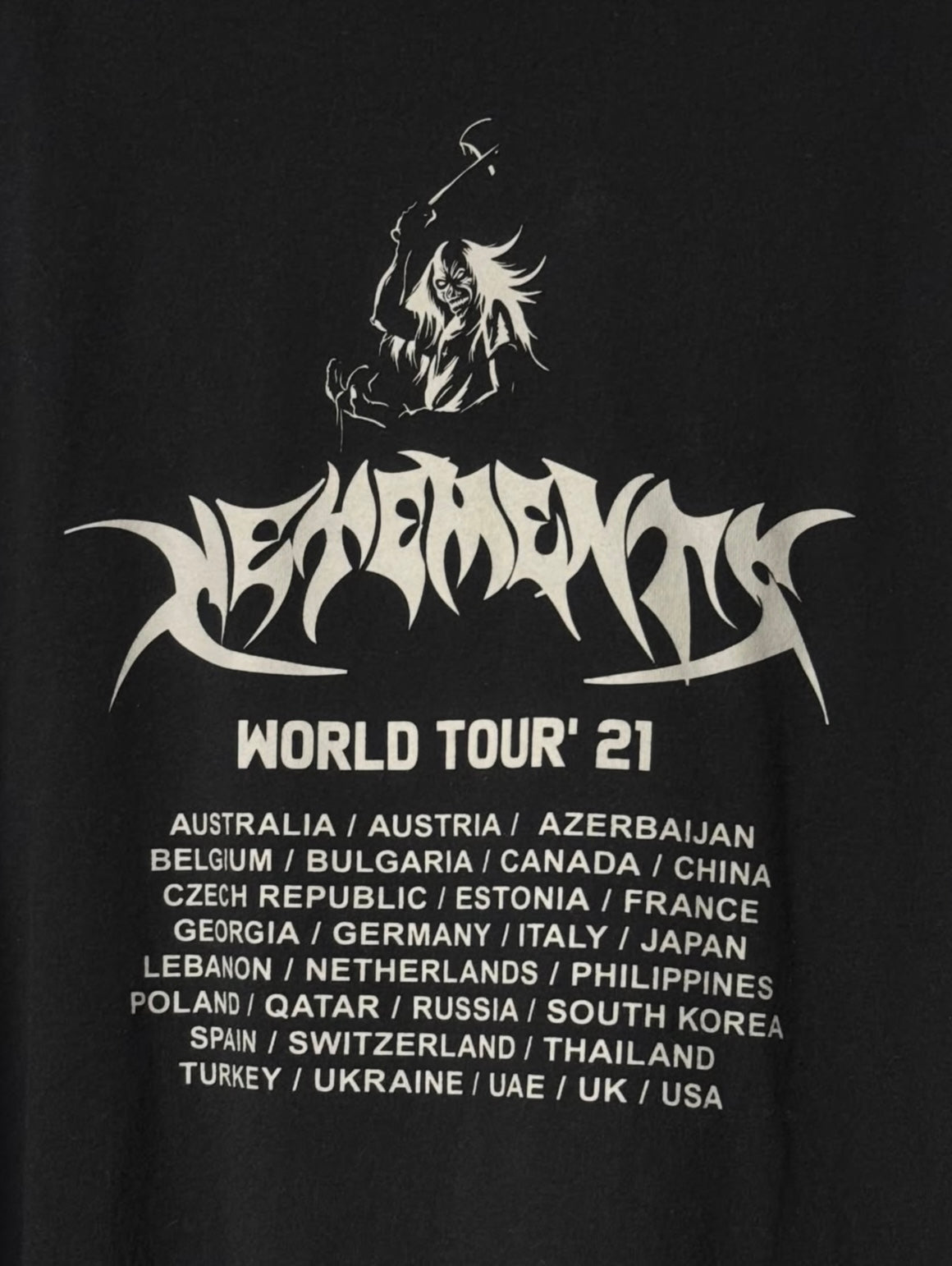 Vetements World Tour 21' T-Shirt