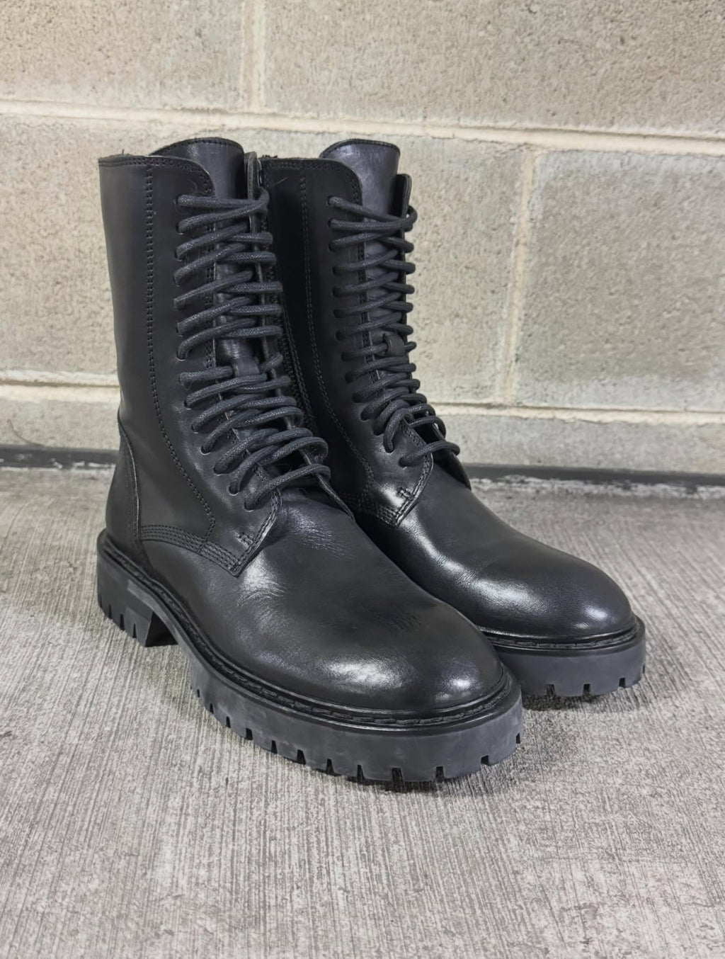 Ann Demeulemeester Combat Boots
