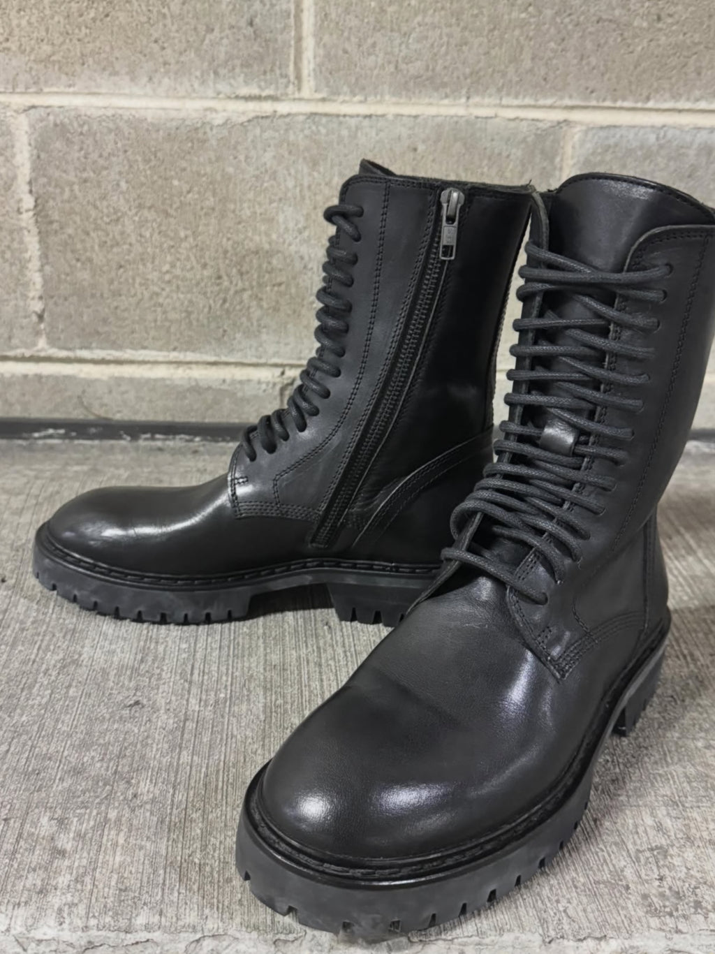 Ann Demeulemeester Combat Boots