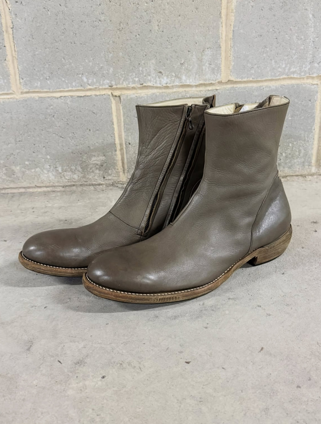 The Viridi-Anne Double Side Zip Boots