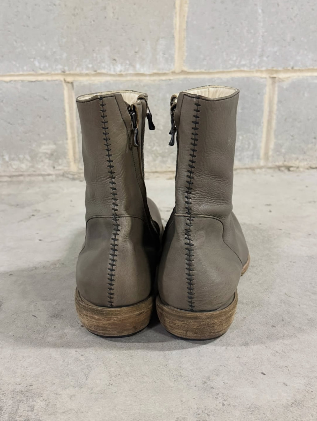 The Viridi-Anne Double Side Zip Boots