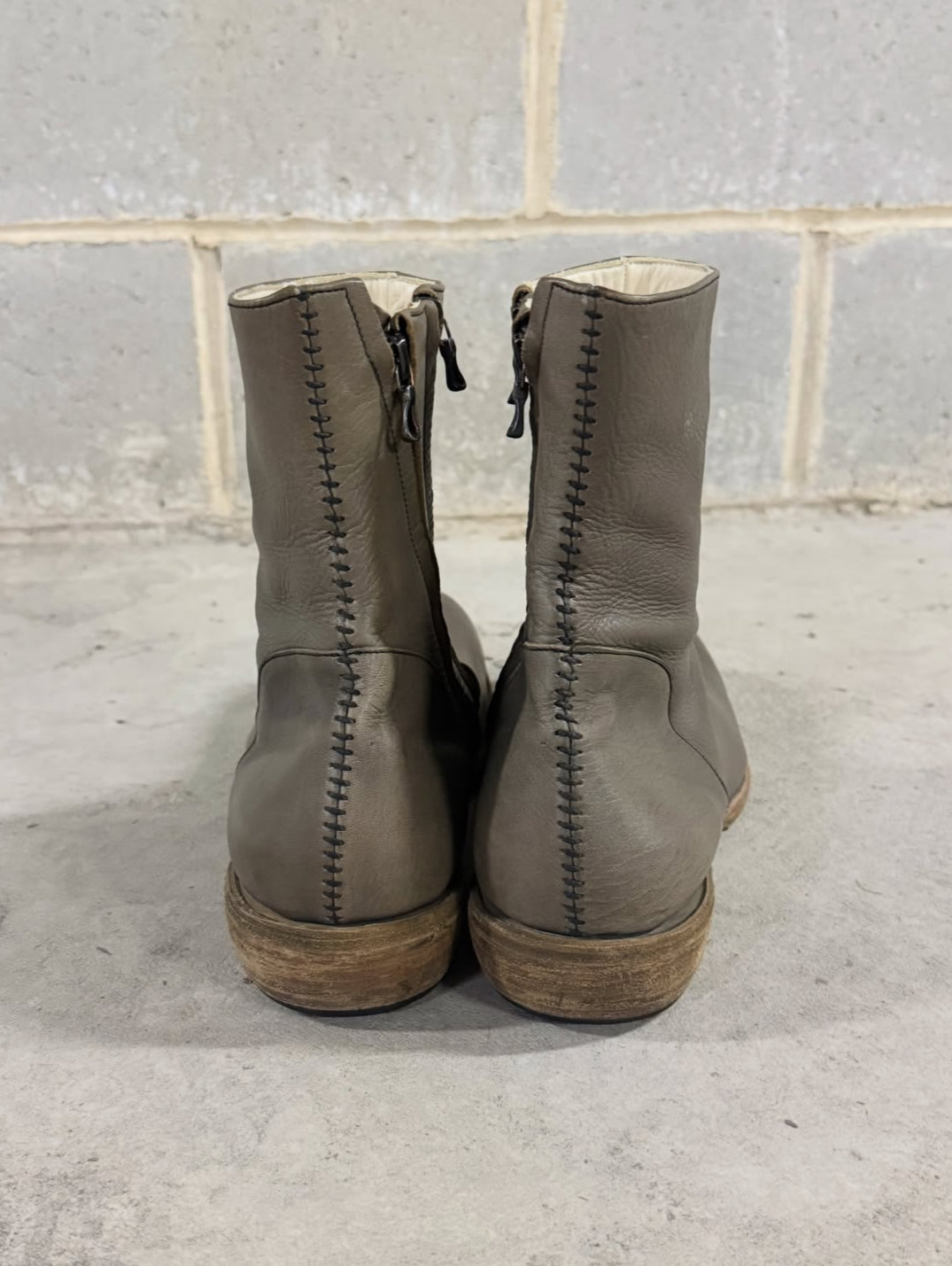 The Viridi-Anne Double Side Zip Boots