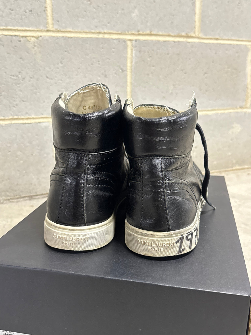 Saint Laurent Paris '1971 Bad Lieutenant' High Top Sneakers