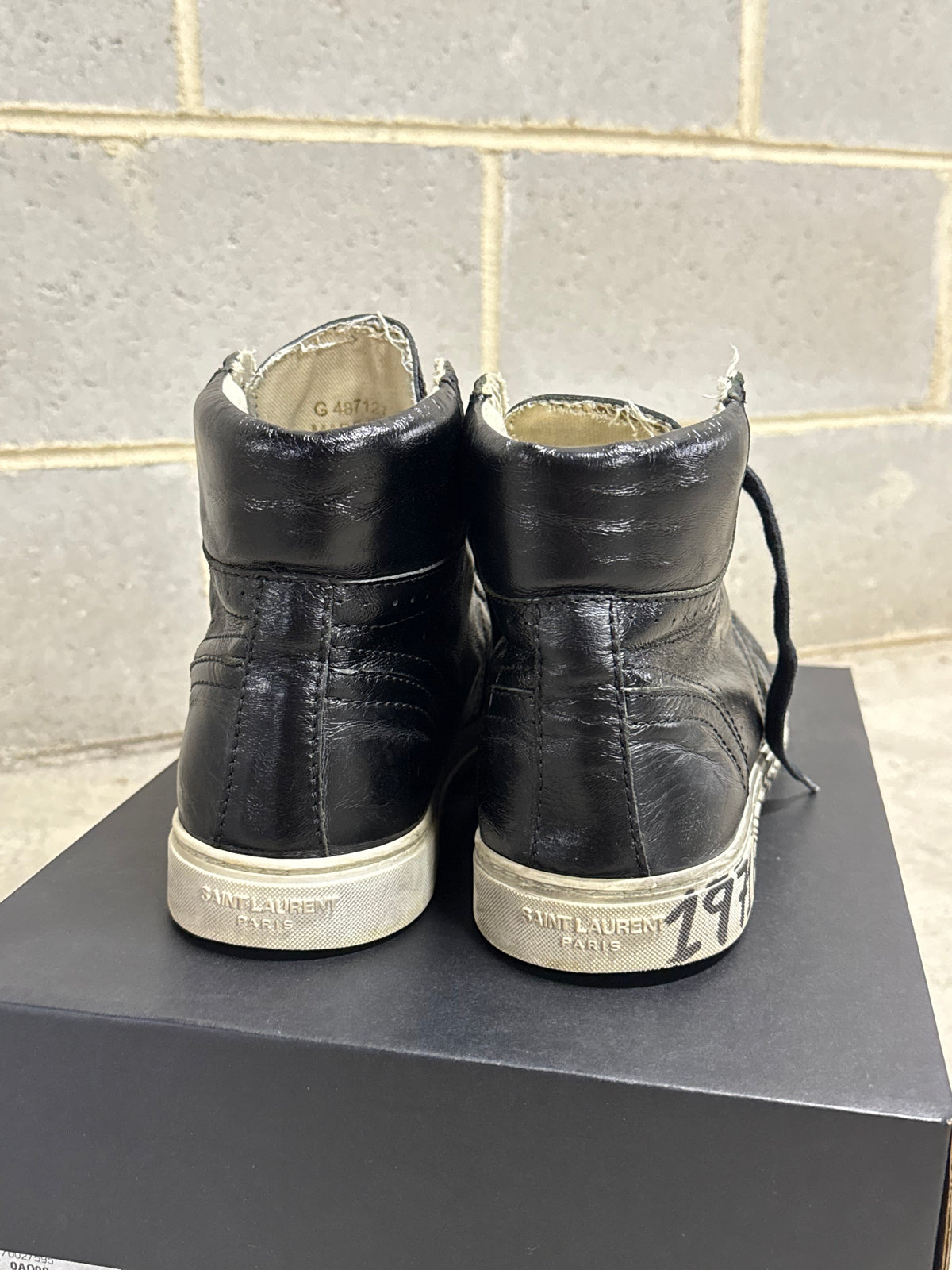 Saint Laurent Paris '1971 Bad Lieutenant' High Top Sneakers