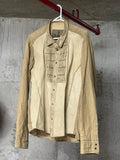 Kiminori Morishita Leather Button Up Shirt