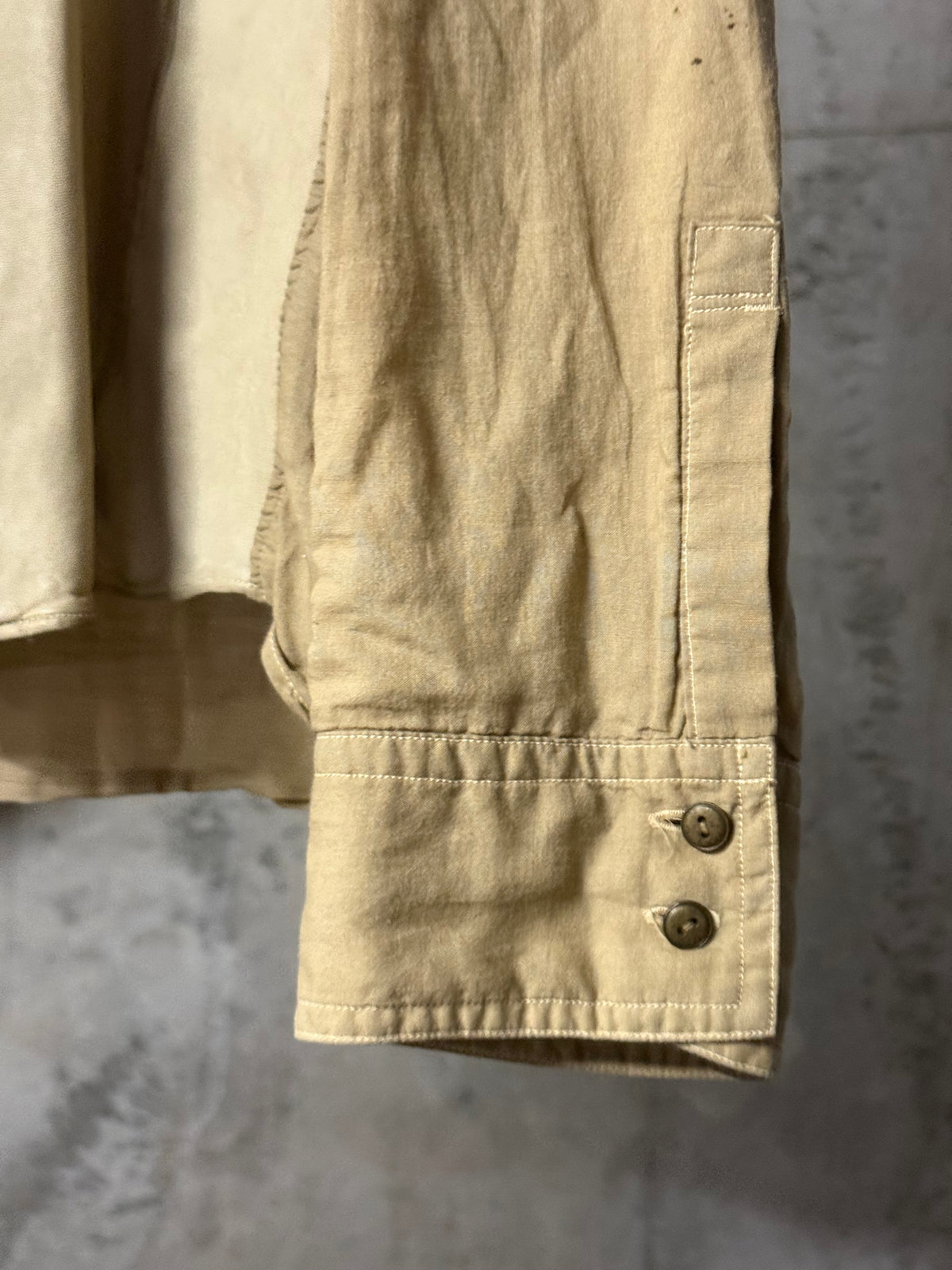 Kiminori Morishita Leather Button Up Shirt